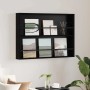 Estante de revistas con estante Roble Negro 100 x 12 x 70 cm en Revisteros | Comprar online en Foru.es