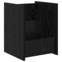 Estante de revistas con estante Roble Negro 35 x 35 x 45 cm en Revisteros | Comprar online en Foru.es