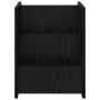 Estante de revistas con estante Roble Negro 35 x 35 x 45 cm en Revisteros | Comprar online en Foru.es