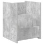 Estante de revistas con estante Gris concreto 35 x 35 x 45 cm en Revisteros | Comprar online en Foru.es