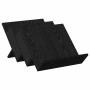 Estante de revistas con estante Roble Negro 53 x 40 x 28.5 cm en Revisteros | Comprar online en Foru.es