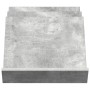 Estante de revistas con estante Gris concreto 53 x 40 x 28.5 cm en Revisteros | Comprar online en Foru.es