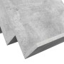 Estante de revistas con estante Gris concreto 53 x 40 x 28.5 cm en Revisteros | Comprar online en Foru.es