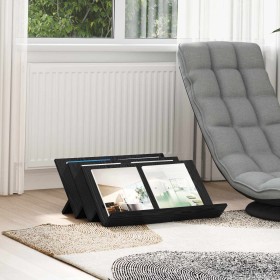 Estante de revistas con estante Roble Negro 65 x 53 x 28,5 cm en Revisteros | Comprar online en Foru.es