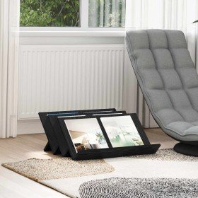 Estante de revistas con estante Roble Negro 65 x 53 x 28,5 cm en Revisteros | Comprar online en Foru.es