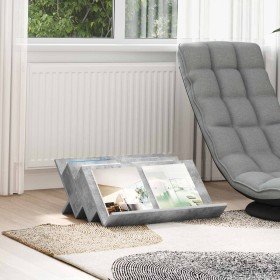Estante de revistas con estante Gris concreto 65 x 53 x 28,5 cm en Revisteros | Comprar online en Foru.es