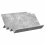 Estante de revistas con estante Gris concreto 65 x 53 x 28,5 cm en Revisteros | Comprar online en Foru.es
