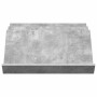 Estante de revistas con estante Gris concreto 65 x 53 x 28,5 cm en Revisteros | Comprar online en Foru.es