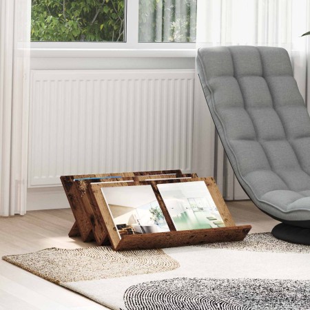 Estante de revistas con estante Madera vieja 65 x 53 x 28,5 cm en Revisteros | Comprar online en Foru.es