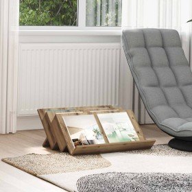 Estante de revistas Roble artesanal 65 x 53 x 28,5 cm en Revisteros | Comprar online en Foru.es