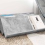 Estante de revistas con estante Gris concreto 90 x 53 x 28,5 cm en Revisteros | Comprar online en Foru.es