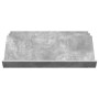 Estante de revistas con estante Gris concreto 90 x 53 x 28,5 cm en Revisteros | Comprar online en Foru.es