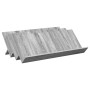 Estante de revistas con estante Gris Sonoma 90 x 53 x 28,5 cm en Revisteros | Comprar online en Foru.es