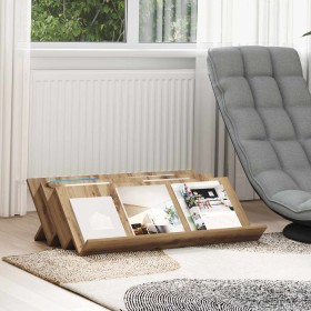 Estante de revistas Roble artesanal 90 x 53 x 28,5 cm en Revisteros | Comprar online en Foru.es