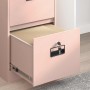Mueble archivador con cajón con estante Rosa 44 x 50 x 106.5 cm en Armarios y almacenamiento | Comprar online en Foru.es