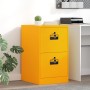 Mueble archivador con cajón Amarillo Mostaza 44 x 50 x 106.5 cm en Armarios y almacenamiento | Comprar online en Foru.es