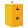 Mueble archivador con cajón Amarillo Mostaza 44 x 50 x 106.5 cm en Armarios y almacenamiento | Comprar online en Foru.es