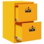Mueble archivador con cajón Amarillo Mostaza 44 x 50 x 106.5 cm en Armarios y almacenamiento | Comprar online en Foru.es