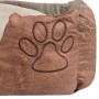 Cama para perro con cojín PU cuero artificial talla XL beige en Camas para perros | Comprar online en Foru.es