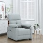 Sillón reclinable eléctrico tela gris claro en Sillones | Comprar online en Foru.es