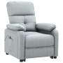 Sillón reclinable eléctrico tela gris claro en Sillones | Comprar online en Foru.es