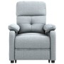 Sillón reclinable eléctrico tela gris claro en Sillones | Comprar online en Foru.es