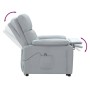 Sillón reclinable eléctrico tela gris claro en Sillones | Comprar online en Foru.es