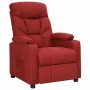 Sillón elevable tela rojo tinto en Sillones | Comprar online en Foru.es