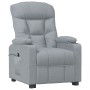 Sillón reclinable eléctrico tela gris claro en Sillones | Comprar online en Foru.es
