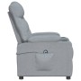 Sillón reclinable eléctrico tela gris claro en Sillones | Comprar online en Foru.es
