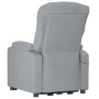 Sillón reclinable eléctrico tela gris claro en Sillones | Comprar online en Foru.es