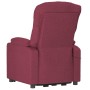 Sillón reclinable eléctrico tela rojo tinto en Sillones | Comprar online en Foru.es