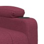 Sillón reclinable eléctrico tela rojo tinto en Sillones | Comprar online en Foru.es