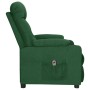 Sillón reclinable eléctrico tela verde oscuro en Sillones | Comprar online en Foru.es