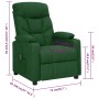Sillón reclinable eléctrico tela verde oscuro en Sillones | Comprar online en Foru.es