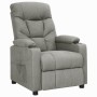 Sillón reclinable de tela gris claro en Sillones | Comprar online en Foru.es