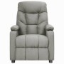 Sillón reclinable de tela gris claro en Sillones | Comprar online en Foru.es