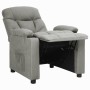 Sillón reclinable de tela gris claro en Sillones | Comprar online en Foru.es