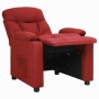 Sillón reclinable de tela rojo tinto en Sillones | Comprar online en Foru.es