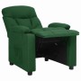 Sillón reclinable de tela verde oscuro en Sillones | Comprar online en Foru.es