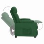 Sillón reclinable de tela verde oscuro en Sillones | Comprar online en Foru.es
