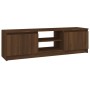 Mueble para TV madera contrachapada roble marrón 120x30x35,5 cm en Muebles TV | Comprar online en Foru.es