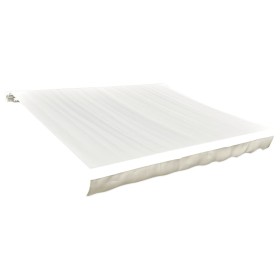 Toldo de lona blanco crema 500x300 cm en Toldos | Comprar online en Foru.es