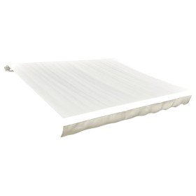 Toldo de lona blanco crema 500x300 cm en Toldos | Comprar online en Foru.es