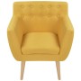 Sillón de tela amarillo en Sillones | Comprar online en Foru.es