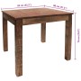 Mesa de comedor de madera reciclada mixta 82x80x76 cm en Mesas de comedor | Comprar online en Foru.es