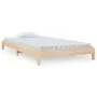 Cama apilable de madera maciza de pino 80x200 cm de vidaXL, Camas y somieres - Ref: Foro24-820397, Precio: 87,36 €, Descuento: %