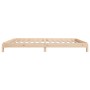 Cama apilable de madera maciza de pino 80x200 cm de vidaXL, Camas y somieres - Ref: Foro24-820397, Precio: 88,57 €, Descuento: %