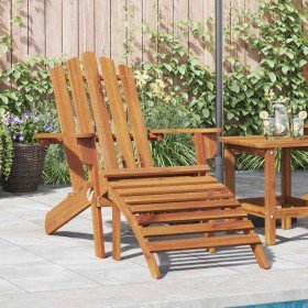 Silla de jardín Adirondack con reposapiés madera acacia maciza en Sillas de jardín | Comprar online en Foru.es