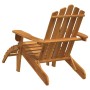 Silla de jardín Adirondack con reposapiés madera acacia maciza en Sillas de jardín | Comprar online en Foru.es